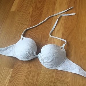 Victoria Secret Swim White push-up bikini top 34 D